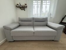 2 seater light grey sofa for sale  RADSTOCK