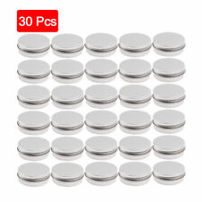 30 recipientes de frasco de armazenamento de estanho de metal tampas superiores de parafuso caixa de velas de maquiagem comprar usado  Enviando para Brazil