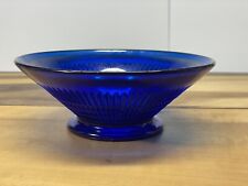 blue footed bowl glass cobalt for sale  Fort Lauderdale