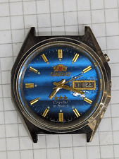 Relógio de pulso masculino Orient automático 21 joias Japão cristal mecânico comprar usado  Enviando para Brazil