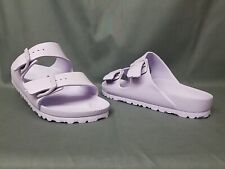 Sandálias femininas Birkenstock Arizona EVA roxo nevoeiro tamanho 8 ESTREITO NOVO SEM CAIXA! comprar usado  Enviando para Brazil