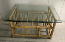 rattan glass table coffee top for sale  Holtsville