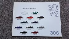 Peugeot 306 colour for sale  NUNEATON