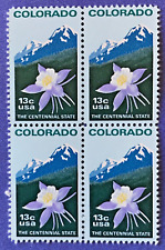 Scott # 1711 - US Block Of 4 -Colorado Statehood - Novo em folha - 1977 comprar usado  Enviando para Brazil