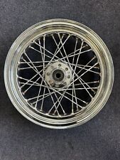 Harley Davidson Fatboy Heritage Front Wheel 16" Twisted Spoke Fits 86-99 , used for sale  Shipping to South Africa