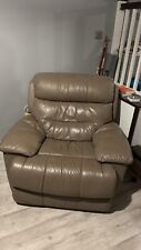 Brown leather electric for sale  LOUGHBOROUGH