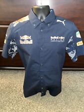 Camisa de equipe Red Bull Racing F1 Team - Manga curta com botões - Tamanho médio comprar usado  Enviando para Brazil