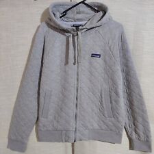 Used, PATAGONIA Wo Organic Cotton Blend Womens Quilted Hoodie Jumper Jacket- Small for sale  Shipping to South Africa