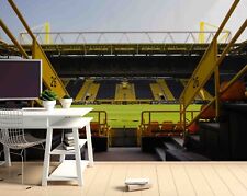 3D Borussia Dortmund Stadion Tapete Wandgemälde Fototapete Wandaufkleber 12 comprar usado  Enviando para Brazil