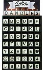 Letter candles make for sale  SOUTHAMPTON