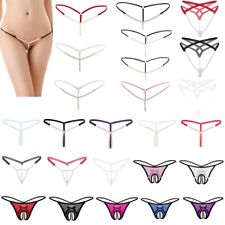 Used, Beads String Women's Sexy Thong G-Strings Underwear Open Step Panties for sale  Shipping to South Africa