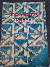 Toyota kr506 knitting for sale  WADEBRIDGE