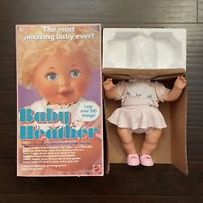 Muñeca Mattel Baby Heather que habla en movimiento con caja 1987 (Leer descripción)  segunda mano  Embacar hacia Argentina