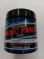 Manic Panic Vegan Semi Permanent Hair Dye Color Cream 118 mL -VOODOO BLUE for sale  Shipping to South Africa