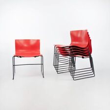 Massimo & Lella Vignelli 1992 pañuelo rojo sillas apilables más de 12 disponibles segunda mano  Embacar hacia Argentina