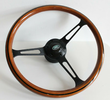 Steering Wheel fits For Land Rover Defender Discovery  Wooden Wood 36 splines, used for sale  Shipping to South Africa