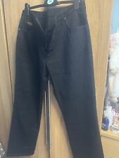 wrangler stretch jeans black for sale  NUNEATON