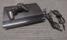Konsola Sony PlayStation 3 PS3 Super Slim Black Pakiet kontrolerów i przewodów Testowane, używany na sprzedaż  Wysyłka do Poland