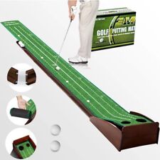 Tapete de golfe PGM interno com pista automática de retorno de bola, golfe interno - Verde comprar usado  Enviando para Brazil