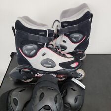 Patins masculinos Chicago Skates patins em linha tamanho 13 com almofadas. comprar usado  Enviando para Brazil