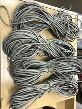 Lot of 4 100FT UTP CAT5E Cable 24AWG/4PRS Solid Patch Cord CMR Verified Cables, used for sale  Shipping to South Africa