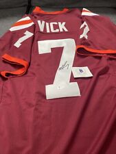 Michael Vick Signed Jersey (Beckett) Virginia Tech Hokies, used for sale  Bad Axe