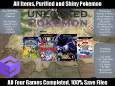 Desbloqueado GameCube Pokémon Saves, Coliseu, XD, Caixa, Canal Cartão de Memória Personalizado, usado comprar usado  Enviando para Brazil