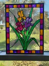 Irises stained glass for sale  Lexington