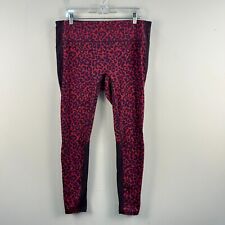 Leggings esportivas femininas Domyos Decathlon 2X roxas rosa estampa de animais 12944, usado comprar usado  Enviando para Brazil