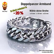 Schweres doppel panzerarmband gebraucht kaufen  München