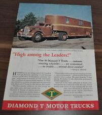 1944 Diamond T 614 Truck Ad Hendrie Canadian Railways Keystone Trailer na sprzedaż  PL