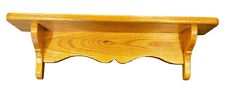 Prateleira de parede de madeira carvalho maciço excelente estado usado 24”L x 6-3/4”T x 5”D comprar usado  Enviando para Brazil