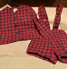 Vintage1950s red plaid for sale  Berlin