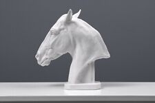 Horse Head Statue - Bust Sculpture Figurine of a Thoroughbred Horse 11.5" / 29cm for sale  Shipping to Canada