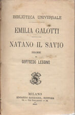 Emilia galotti natano usato  Italia