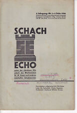 Schach echo 1936 gebraucht kaufen  Worms
