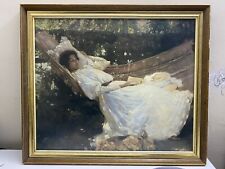 Used, framed print "The Arbor" by Sir Alfred Munnings for sale  LIVERPOOL