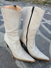 stivali donna bianchi tacco usato  Empoli