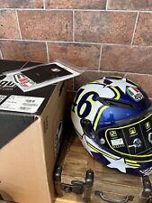 AGV VELOCE S THE BABY PISTA CORSA ROSSI RANCH REPLICA MOTORCYCLE HELMET NEW, used for sale  Shipping to South Africa