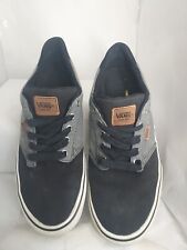 Usado, Sapatos de Skate Vans Atwood Deluxe - Masculino EUA Tamanho 10.5 - Preto/Cinza comprar usado  Enviando para Brazil