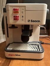Vintage Saeco  Super Idea Espresso Maker White - Tested Works, used for sale  Shipping to South Africa