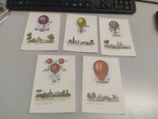Cartoline mongolfiere pezzi usato  Genova