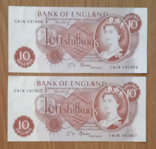 1960s shillings notes for sale  NOTTINGHAM