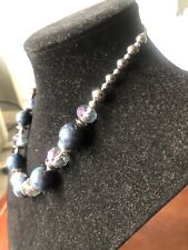 Necklace chunky blue for sale  CROWBOROUGH