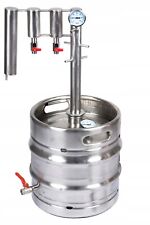 Stainless steel distiller with boiler on gas Pot Still for fruit mash Basic for sale  Shipping to South Africa