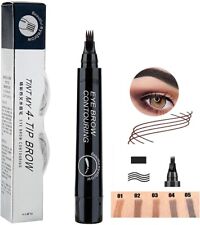 Microblading Eyebrow Pen, Waterproof brow Pencil, 4 Point Waterproof Eyebrow Mak til salgs  Frakt til Norway
