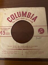 Columbia record sleeve for sale  UK