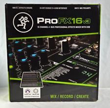 Mixer de áudio gravação profissional MACKIE ProFX16v3 compacto 16 canais 4 barramentos, usado comprar usado  Enviando para Brazil