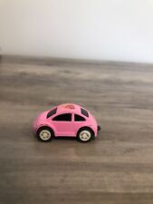 Carro de brinquedo Volkswagen Beetle rosa miniatura, usado comprar usado  Enviando para Brazil