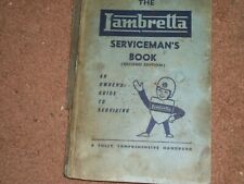 Lambretta servicemans book for sale  KENILWORTH
